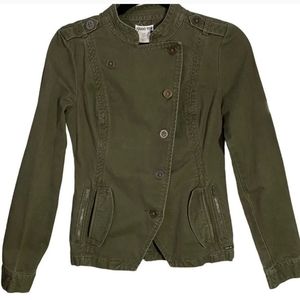Hang Ten XS Women's Green Vintage Military Cut Jacket.